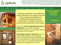 Handcrafted log houses and bathhouses | Building of  log homes by the building company Log Russia Saint-Petersburg Russia | Delivery and assemblage of wooden houses in Norway, Germany and Sweden